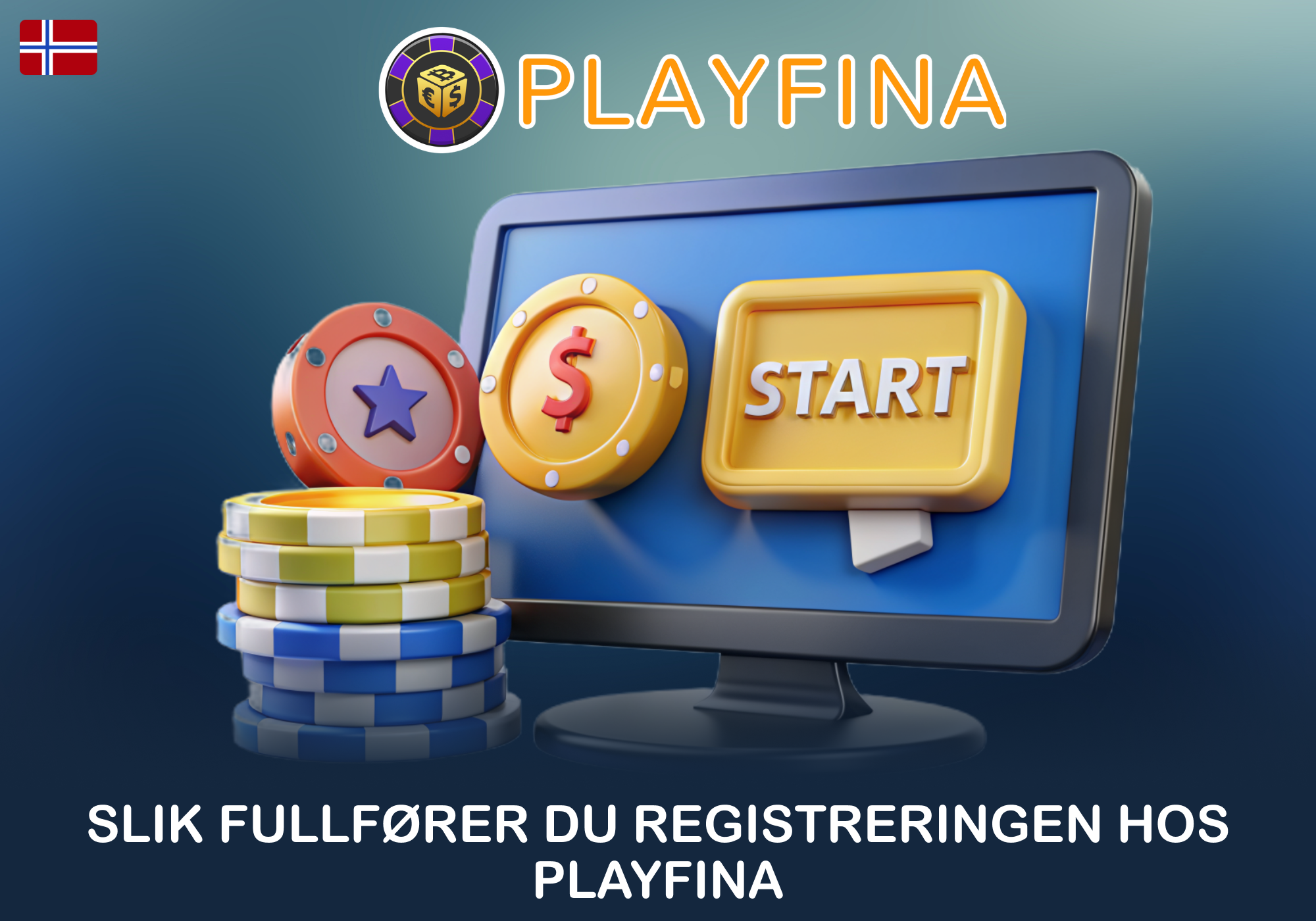 Guide for å komme i gang med Playfina Casino i Norge
