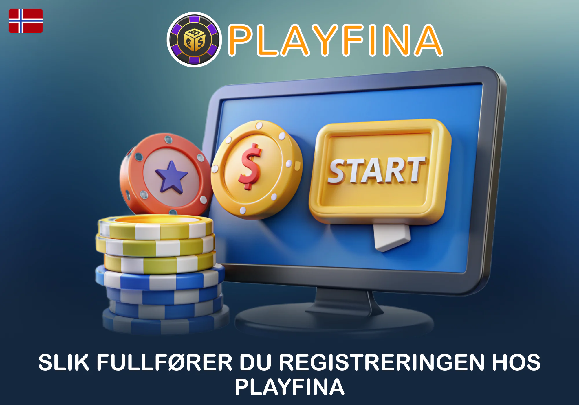 Guide for å komme i gang med Playfina Casino i Norge
