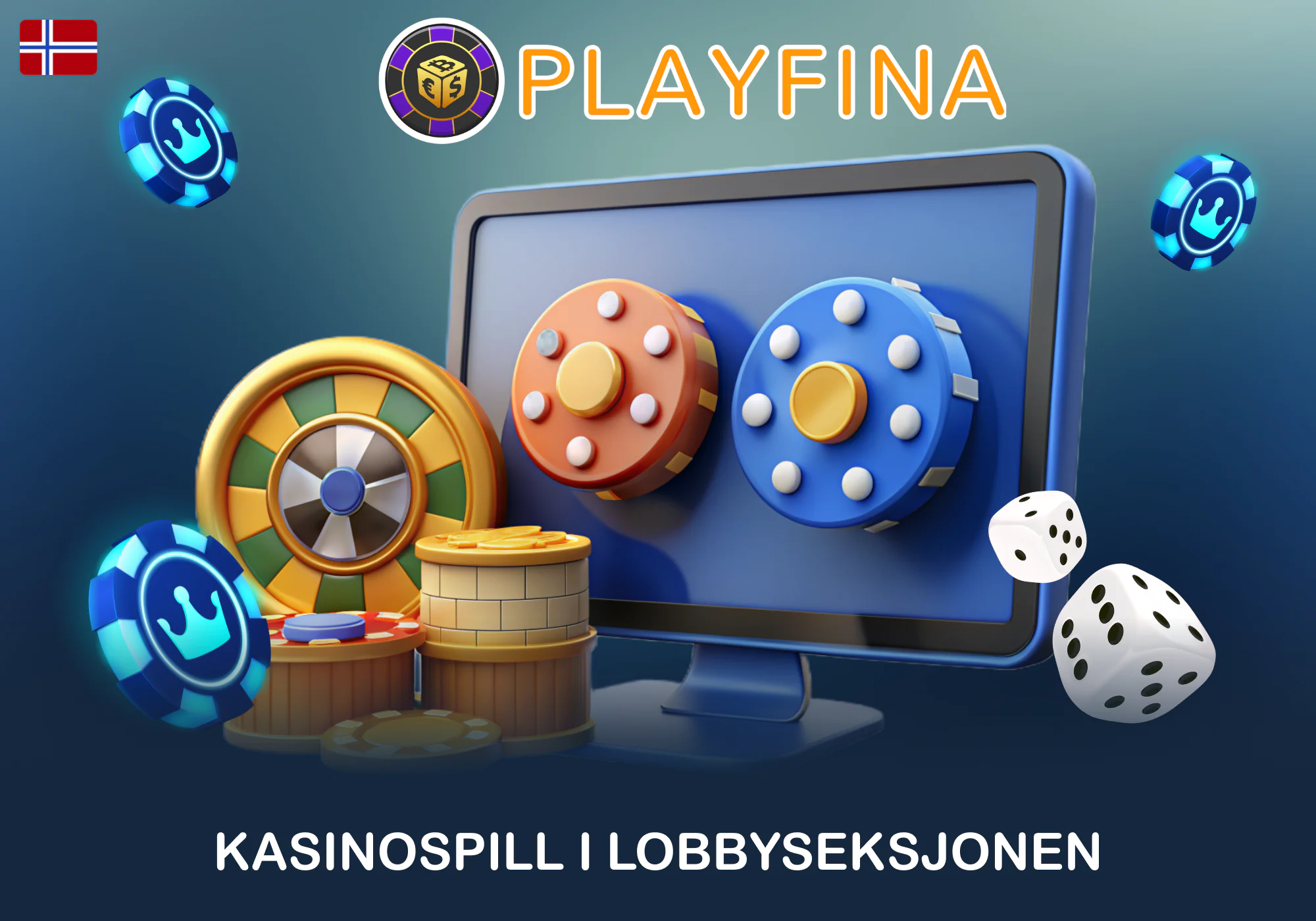Spillutvalg hos Playfina Casino for norske spillere