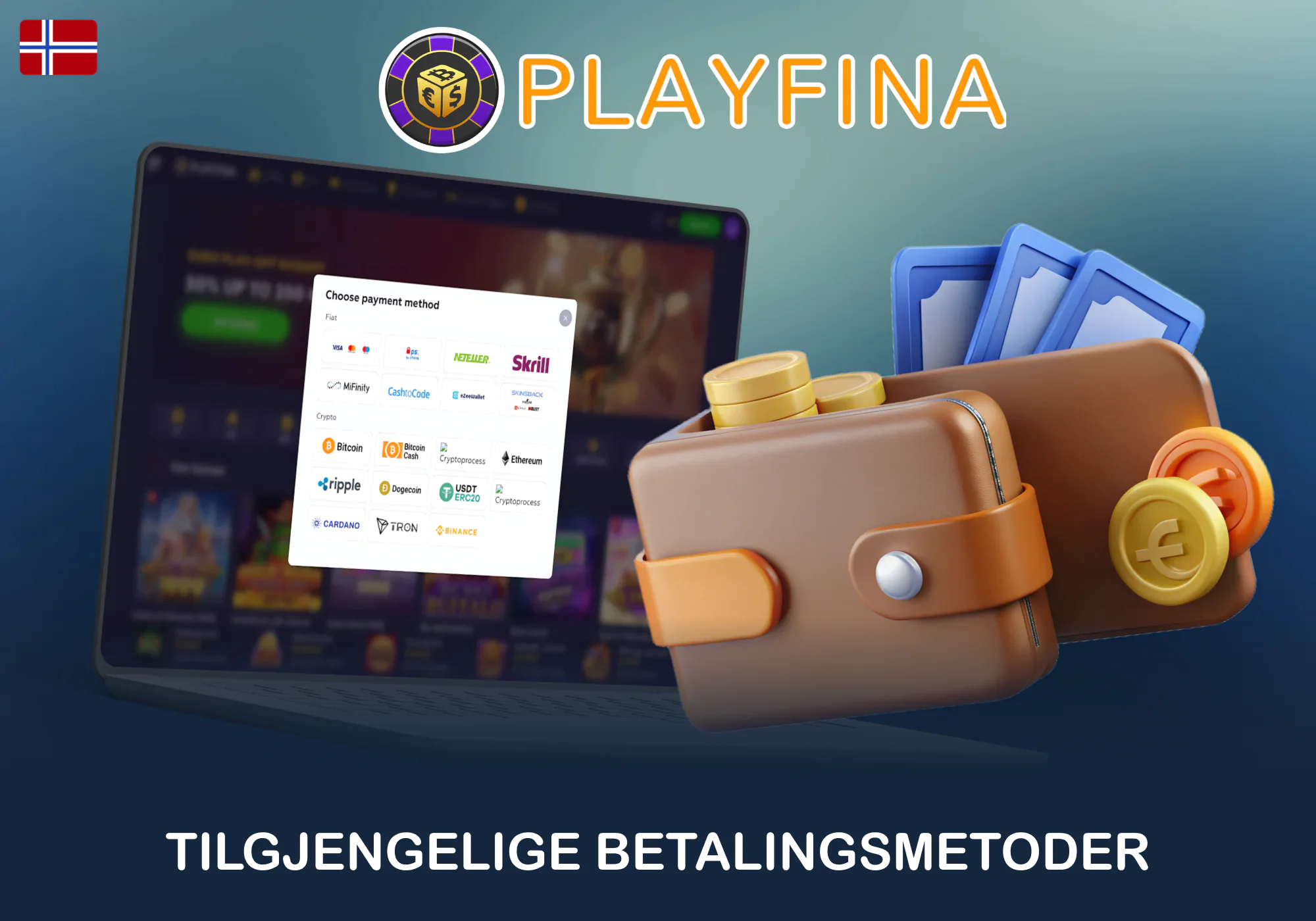 Instruksjoner for hvordan du setter inn og begynner å spille hos Playfina