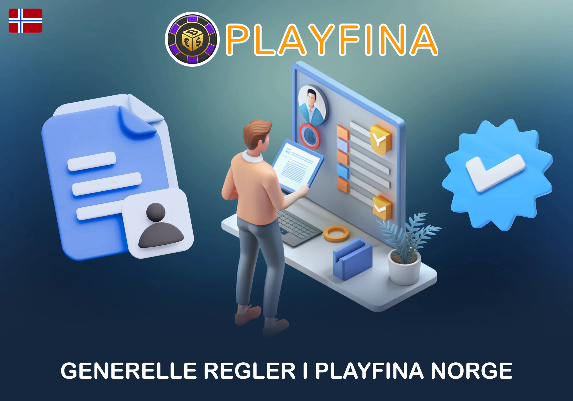 Før du går inn på Playfinas nettsted, bør du lese vilkårene og betingelsene nøye.